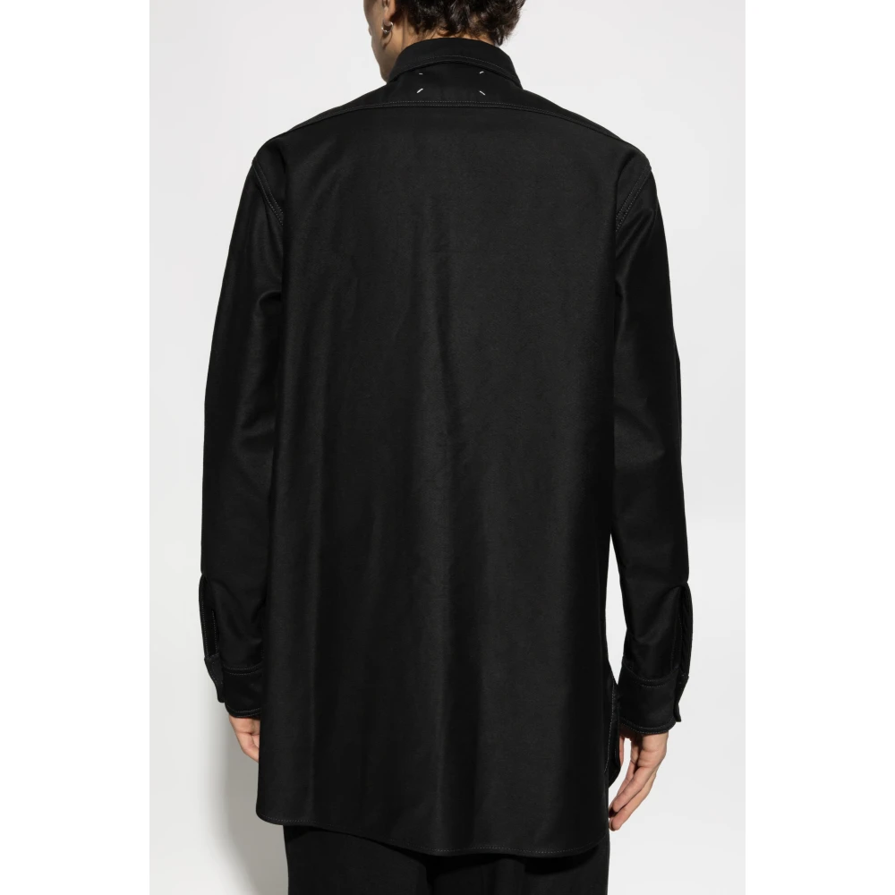 Maison Margiela Overhemd met zakken Black Heren
