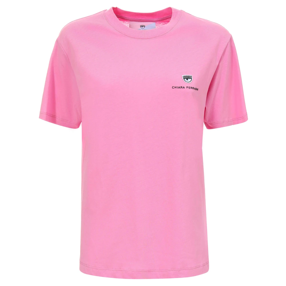 Chiara Ferragni Collection Stijlvolle T-shirts en Polos Pink Dames