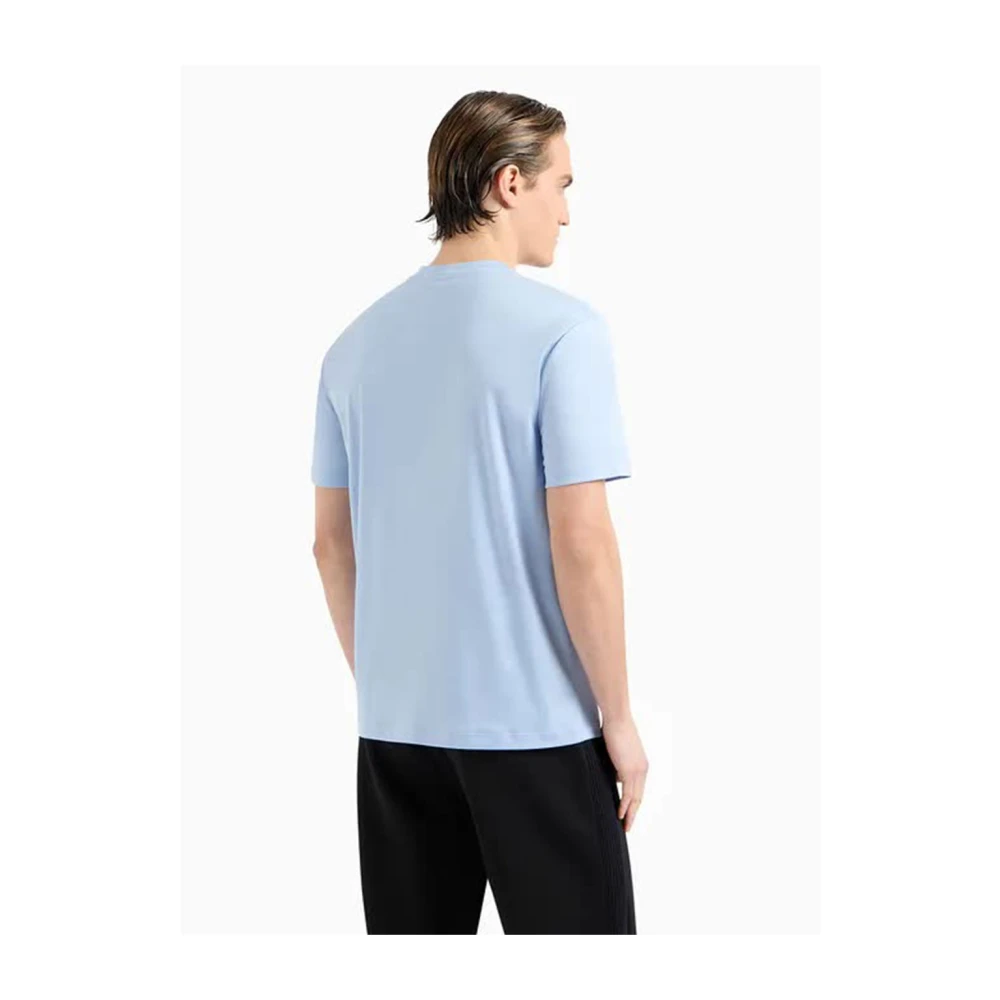 Giorgio Armani Uaoq T-Shirt Stijlvol en Comfortabel Blue Heren