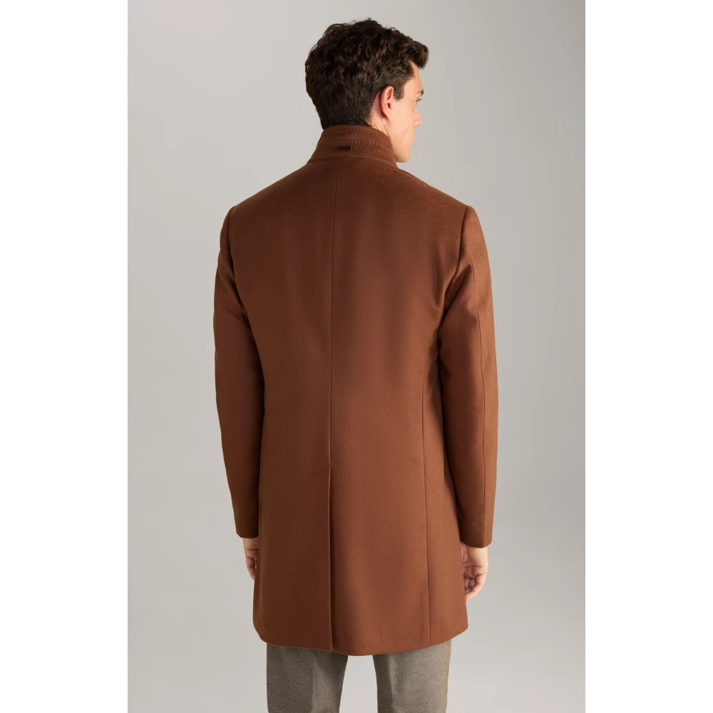 Joop! Klassieke Herenjas met Hoge Kraag Brown Heren