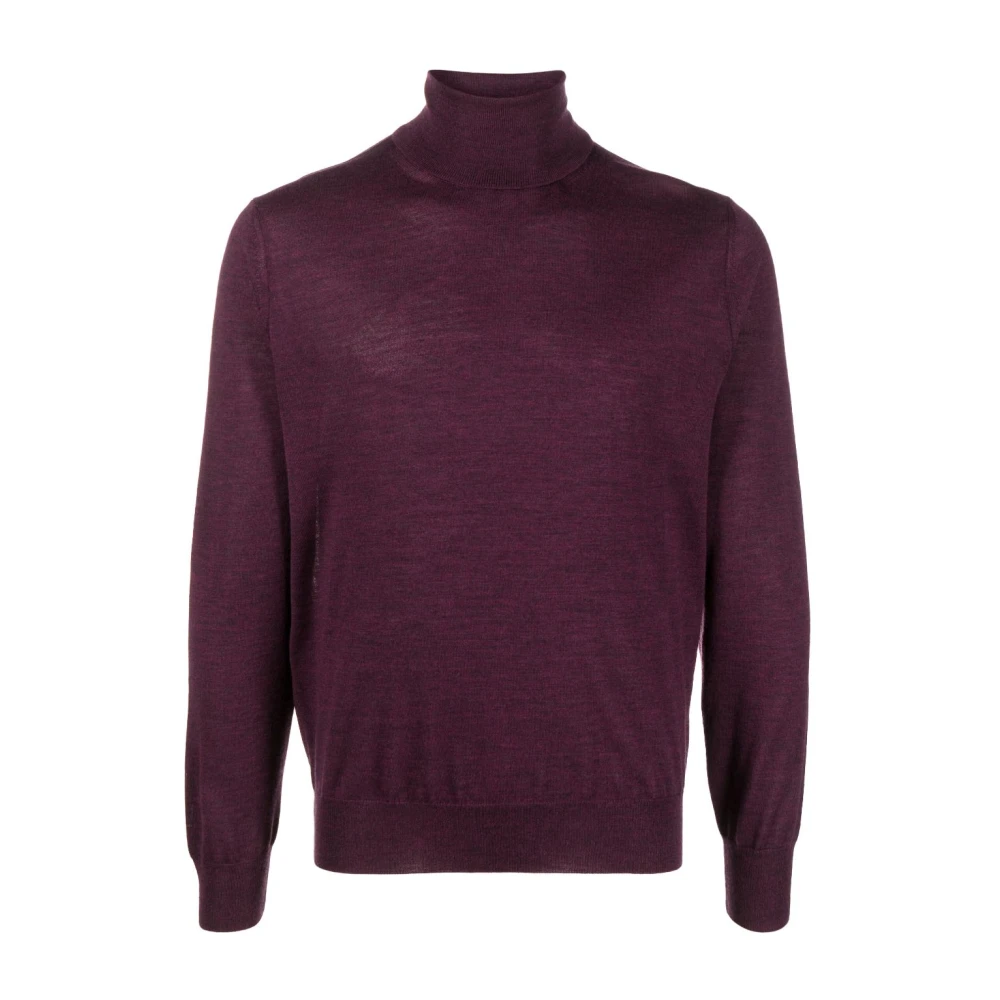 Canali Sweatshirts & Hoodies Purple Heren