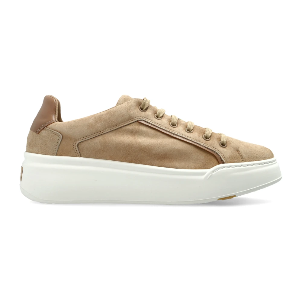 Max Mara Suède Sneakers Dames Schoenen Beige