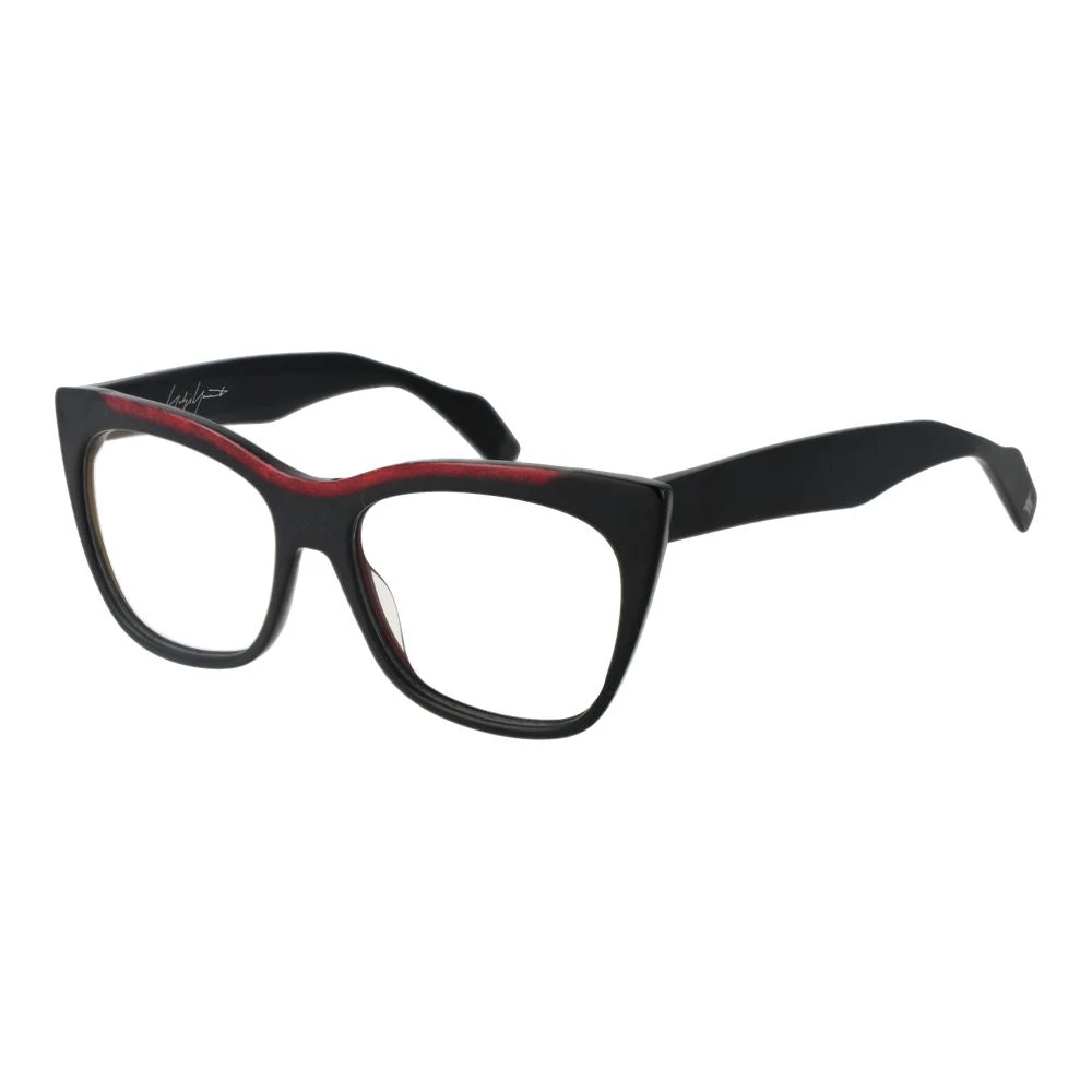 Yohji Yamamoto Men's Black Cat Eye Optical Frames - Glasses - One Size - Accessories
