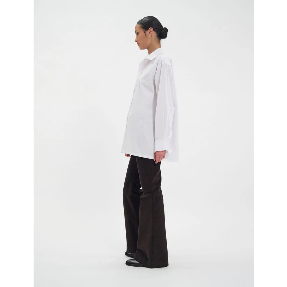 Ines De La Fressange Paris Nova witte kunstenaarsoverhemd White Dames