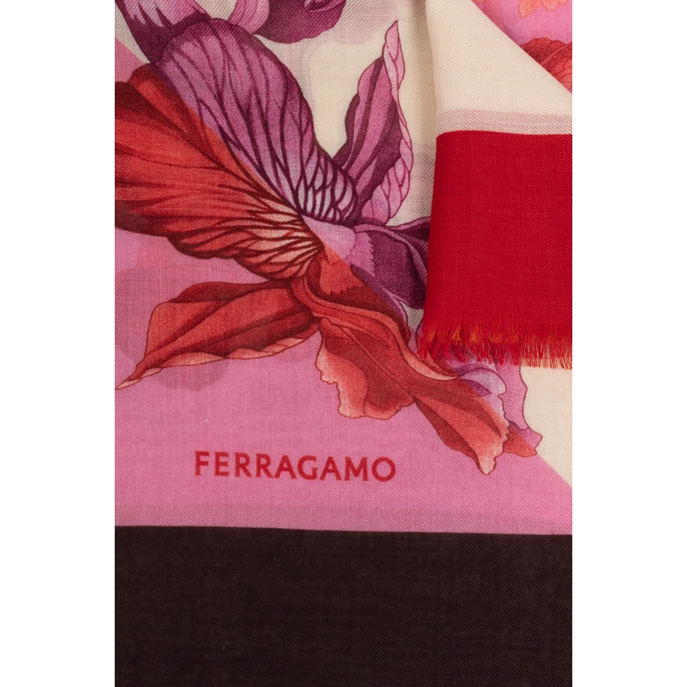 Salvatore Ferragamo Kasjmier Sjaal Multicolor Dames