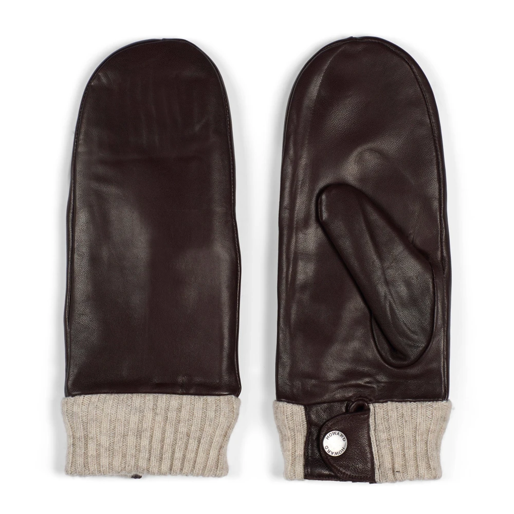 Howard London Donna Marrone - Leather Gloves Lucy - Accessories - 7 In