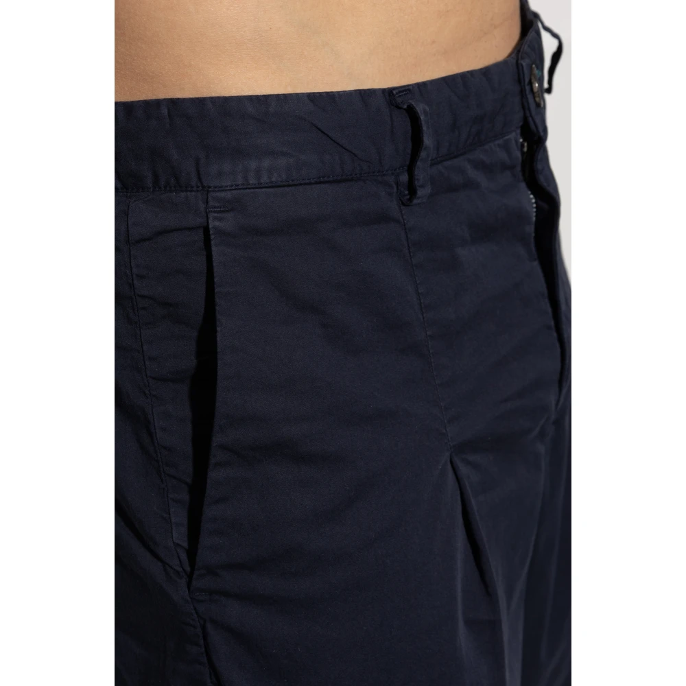 PS By Paul Smith Geplooide broek Blue Heren