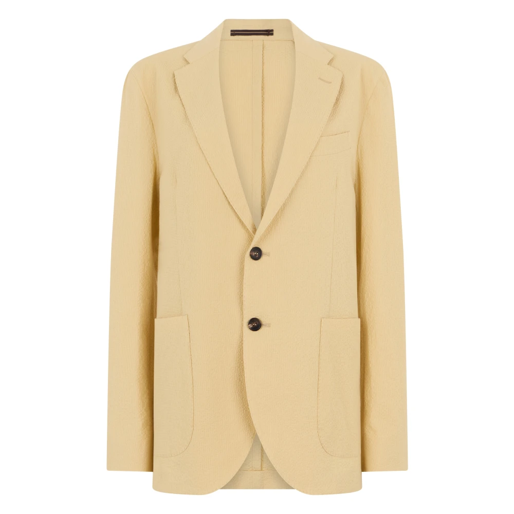 Slowear Men's Beige Cotton Blazer - Blazers - M - Jackets