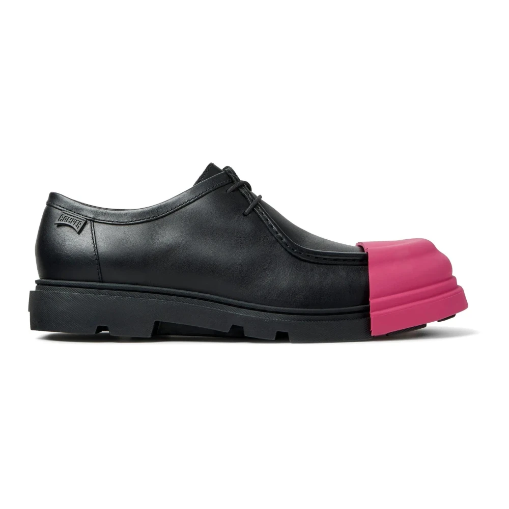 Camper Uomo Nero Stringate Junction In Pelle - Immagine 3