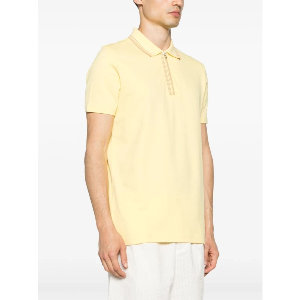 Paul Smith Gestreept Polo Shirt Yellow Heren