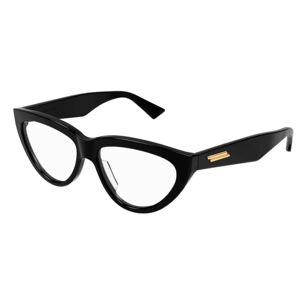 Bottega Veneta Women's Black Cat-Eye Optical Frame