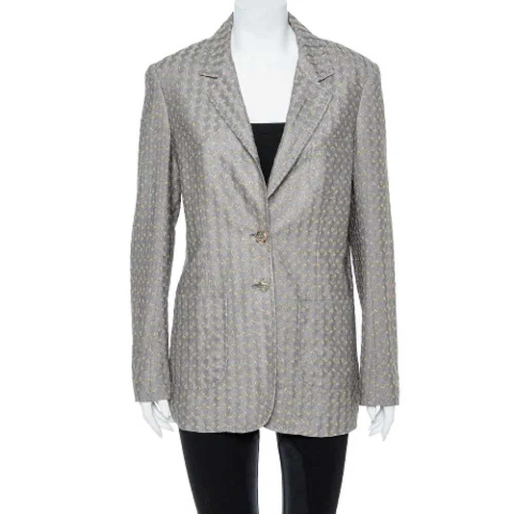 Missoni Pre-owned Knit outerwear Gray Dames