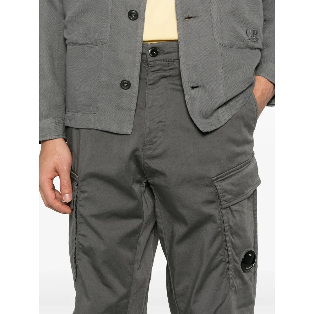 C.P. Company Grijze Casual Broek Gray Heren