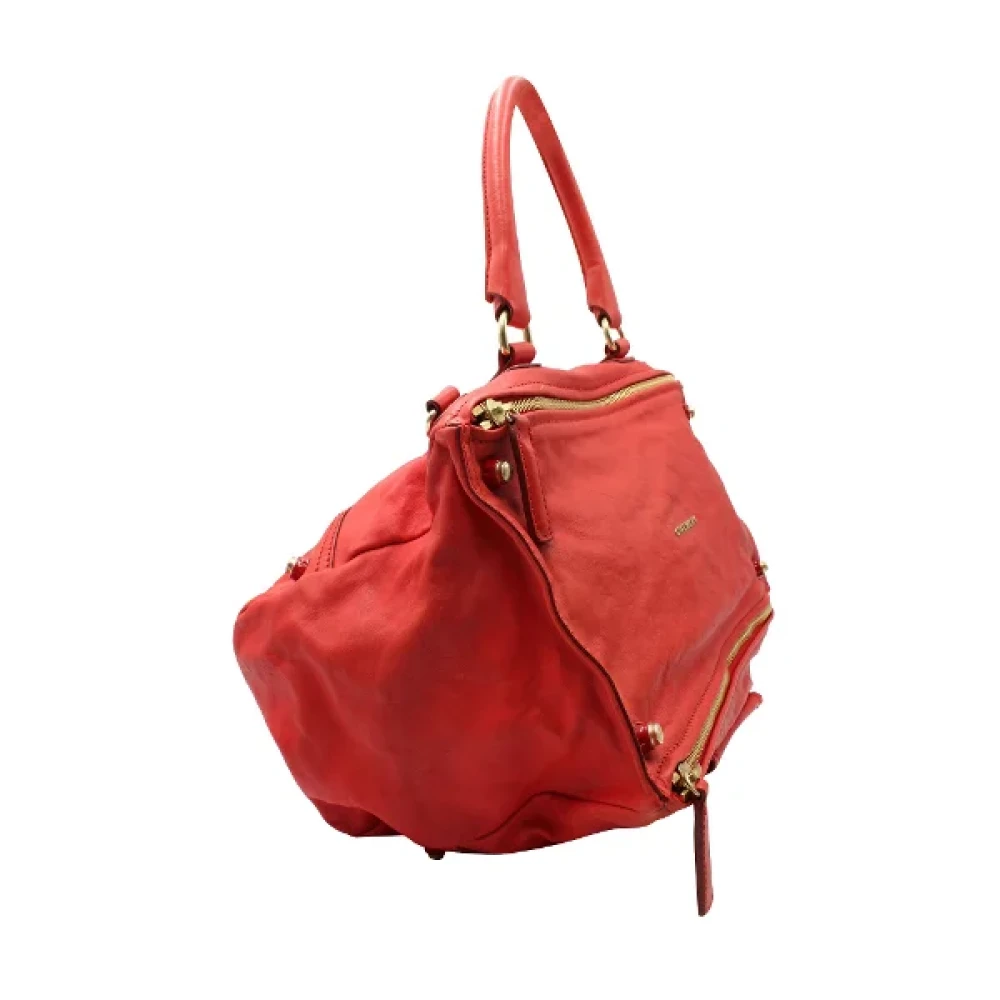 Givenchy Pre-owned Leather handbags Red Dames