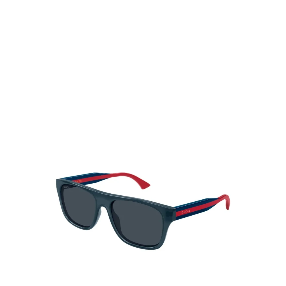 Gucci Men's Blue Square Frame Sunglasses