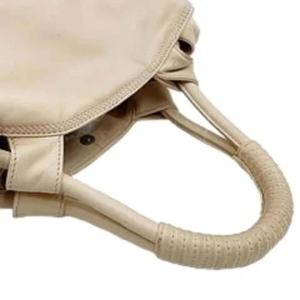 Loewe Pre-owned Fabric handbags Beige Dames