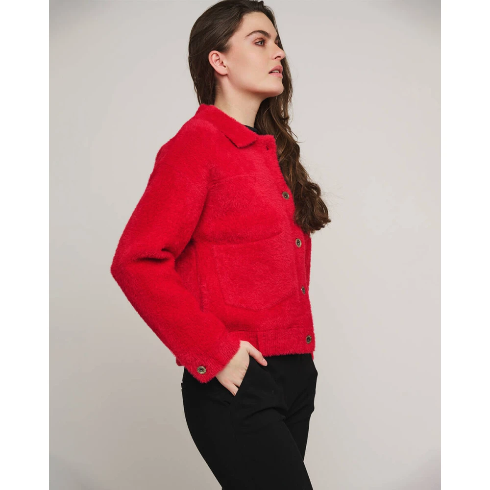 Rino&Pelle Bubbly Boxy Jack Red Dames