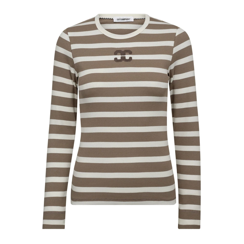 Co'couture Women's Brown Long Sleeve Top - Long Sleeve T-Shirts - Xs - Tops
