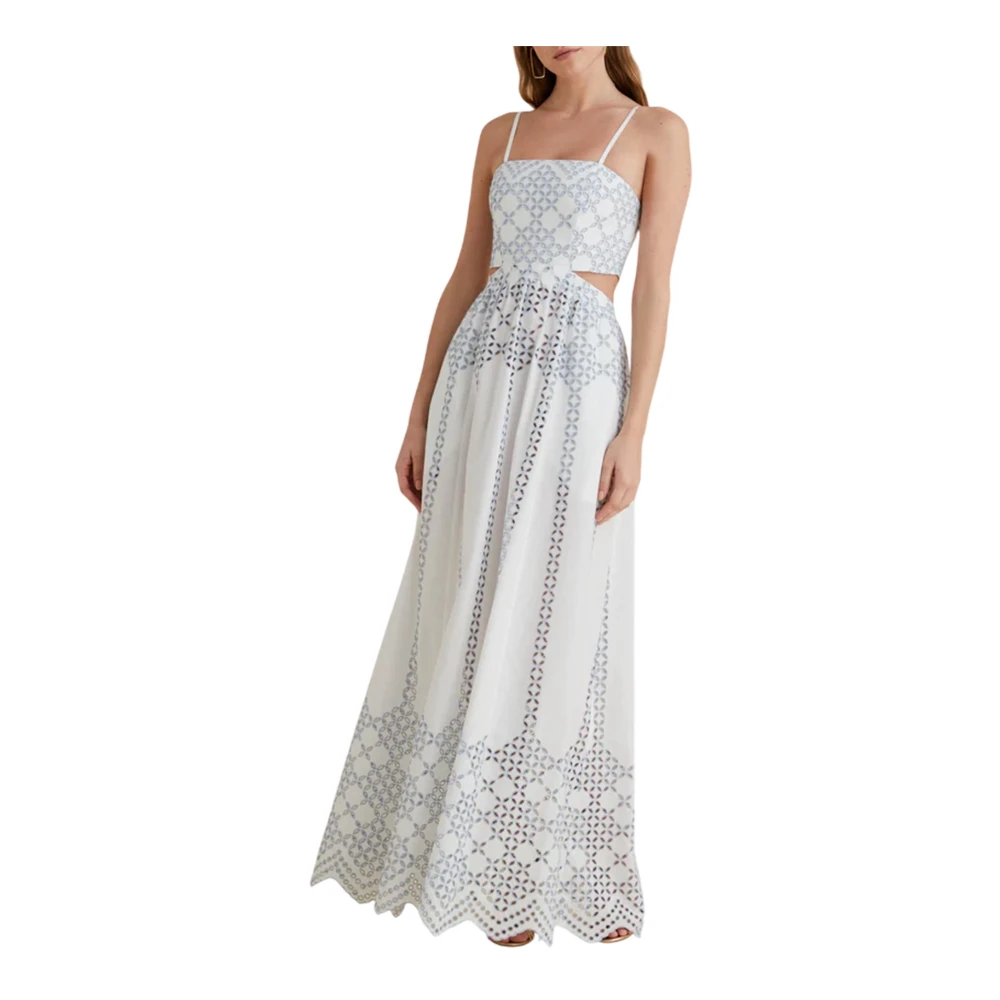 Raquel Diniz Jurk met rits aan de achterkant en dunne bandjes Multicolor Dames