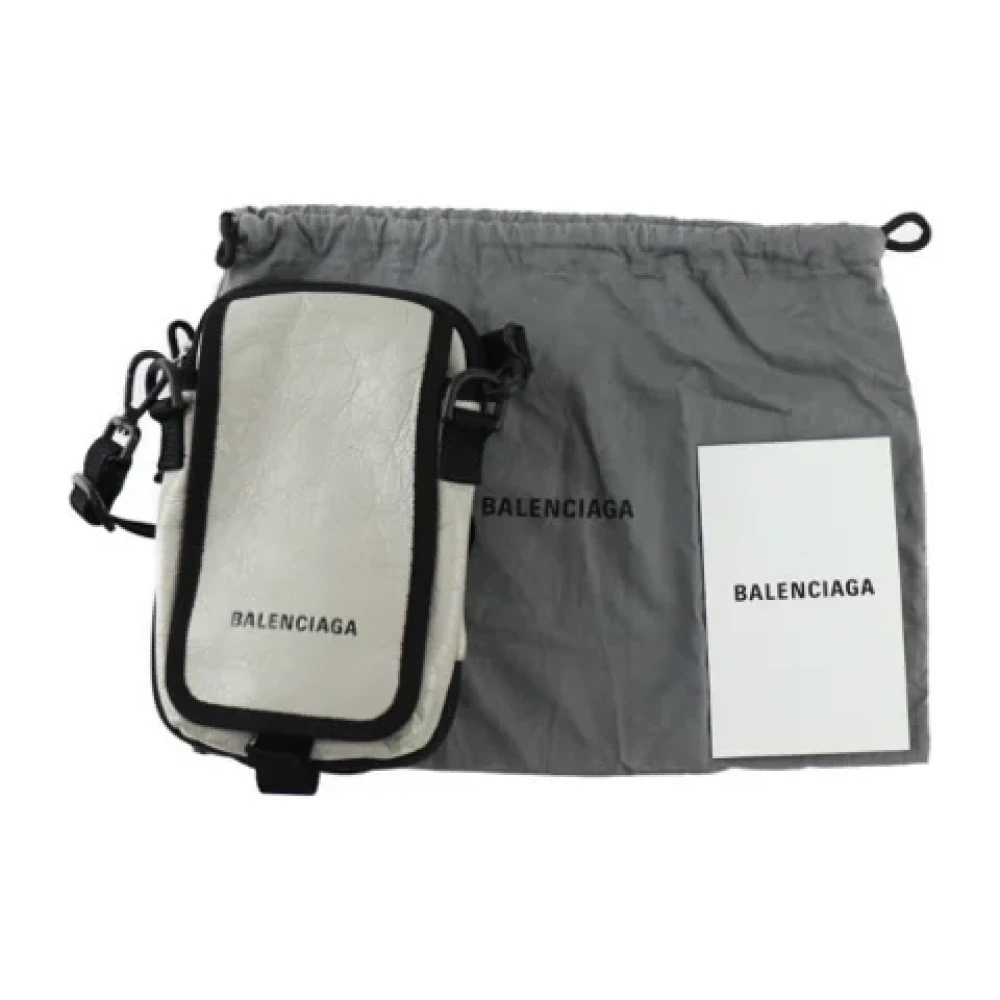 Balenciaga Vintage Pre-owned Leather balenciaga-bags White Dames