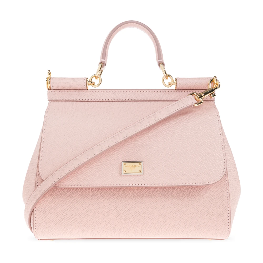Dolce & Gabbana Women's Pink Sicily Large Handbag - Handbags - One Size - Bags