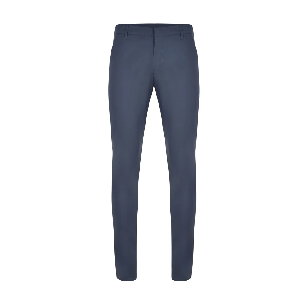 Dondup Men's Blue Slim-Fit Trousers, W32, Gaubert Trousers
