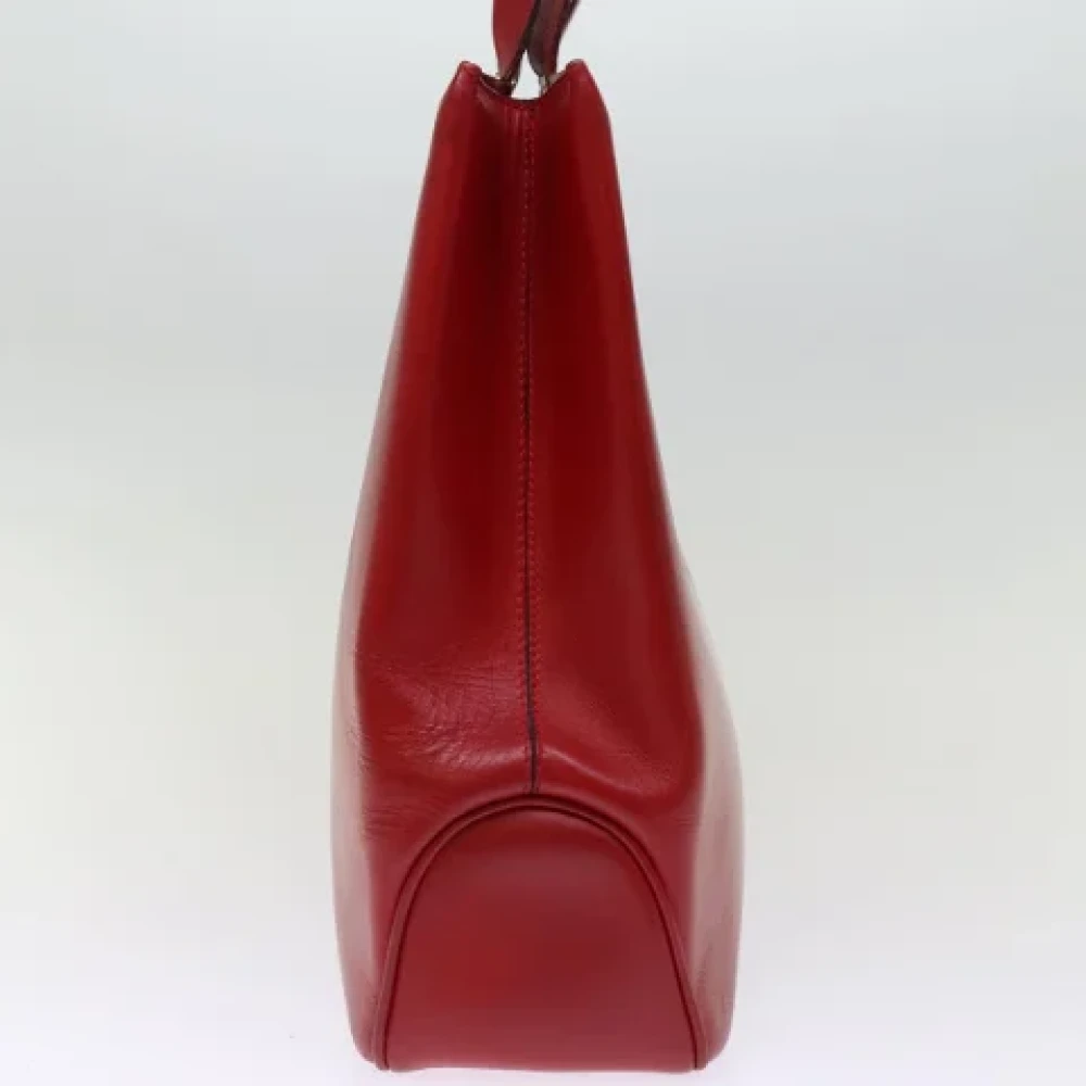 Celine Vintage Pre-owned Leather totes Red Dames