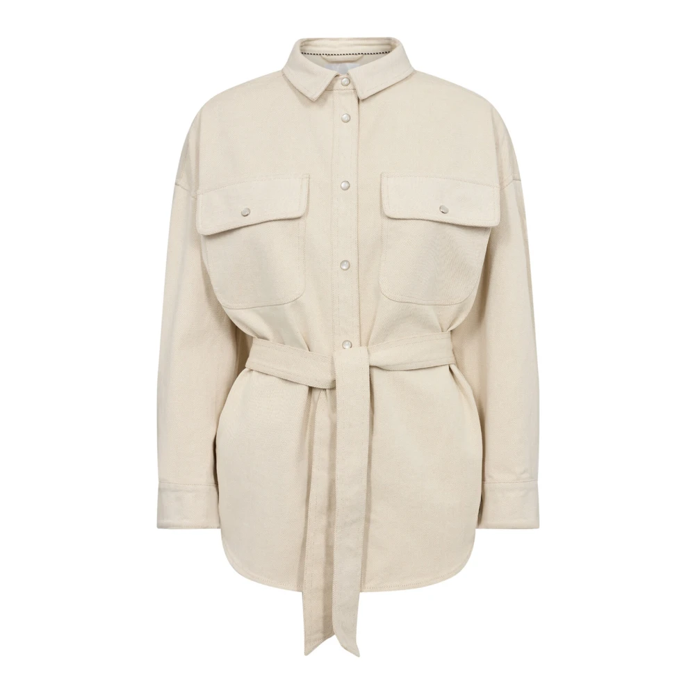 Co'Couture Ariescc Maxine Overhemdblouse Beige Dames