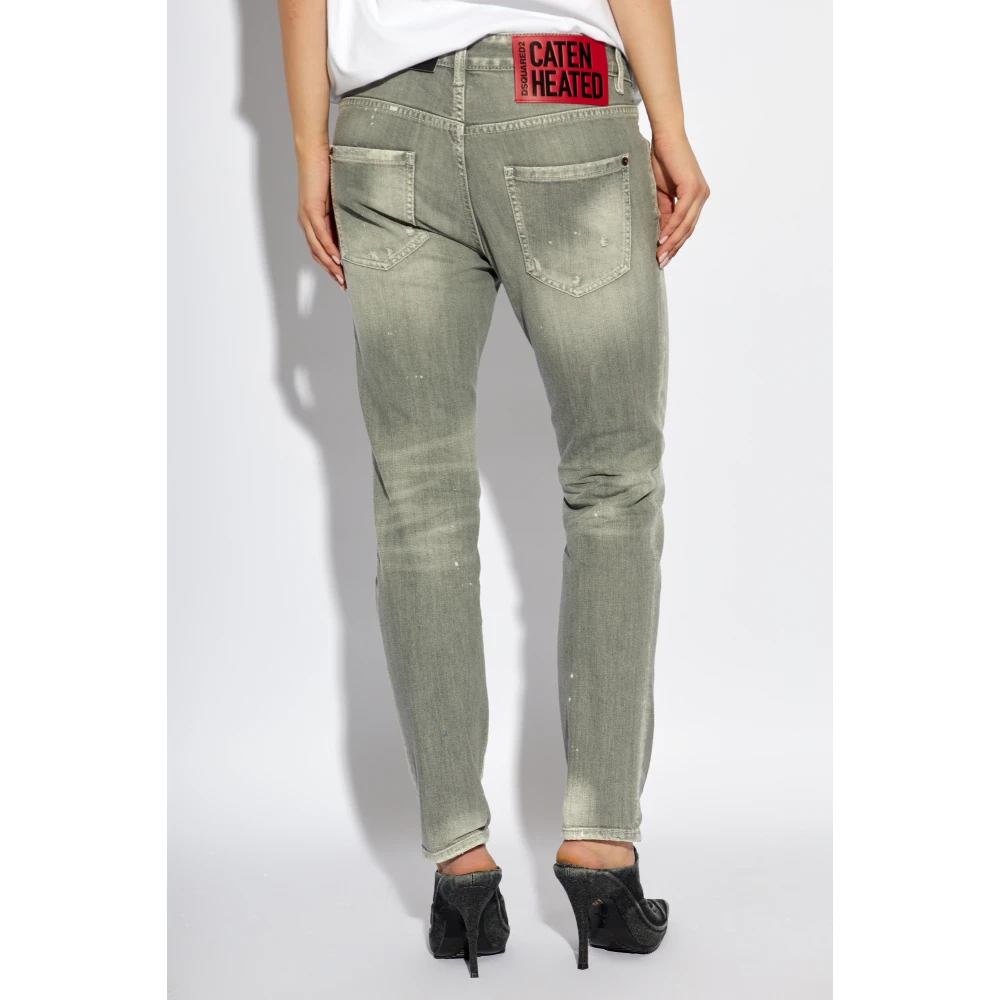 Dsquared2 Cool Girl Jeans Gray Dames