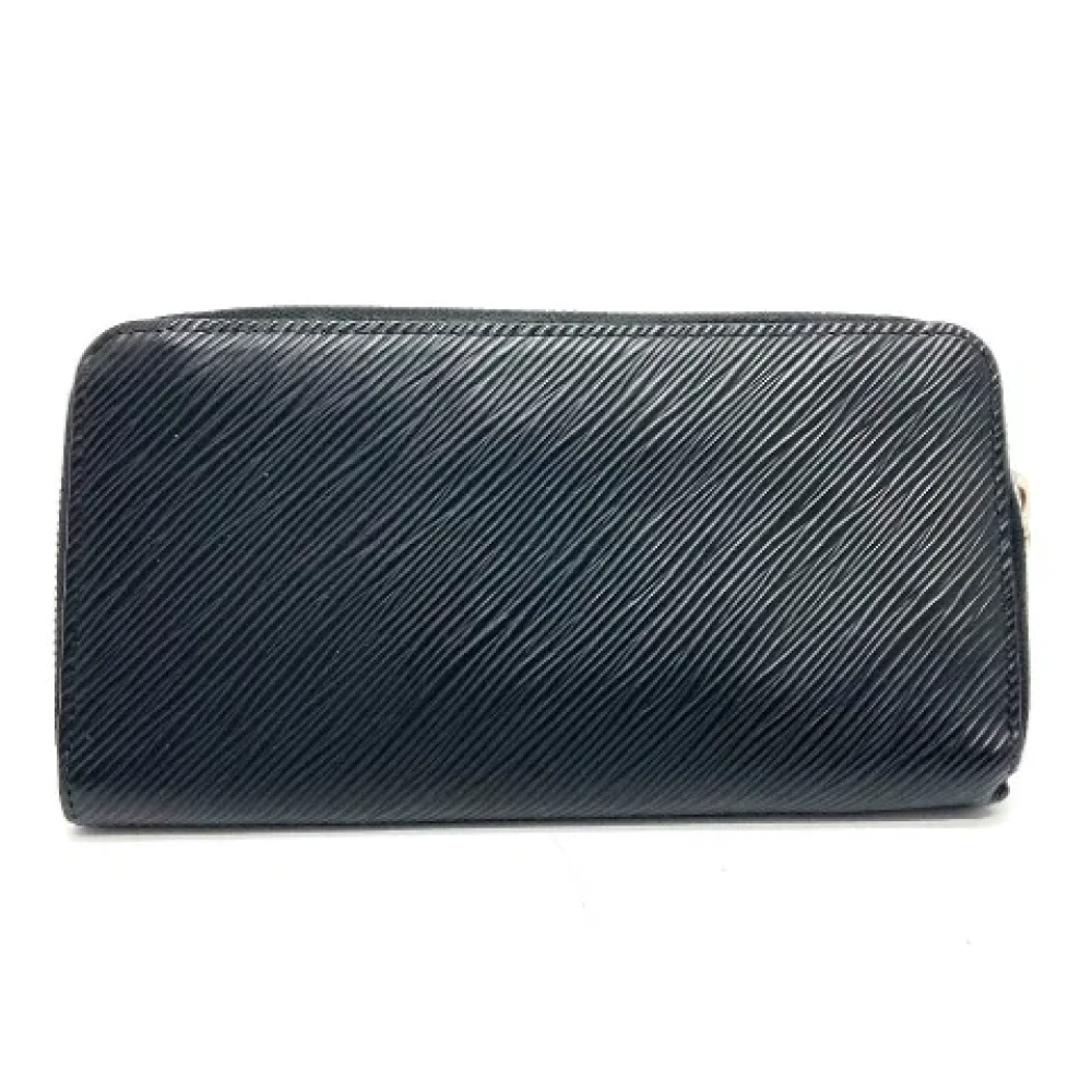 Louis Vuitton Vintage Pre-owned Leather wallets Black Dames