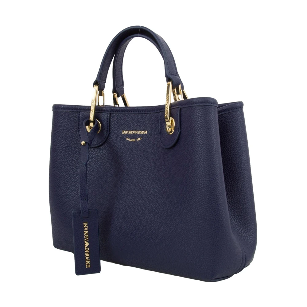 Emporio Armani Blauwe Winkelmand Stijlvol Model Blue Dames