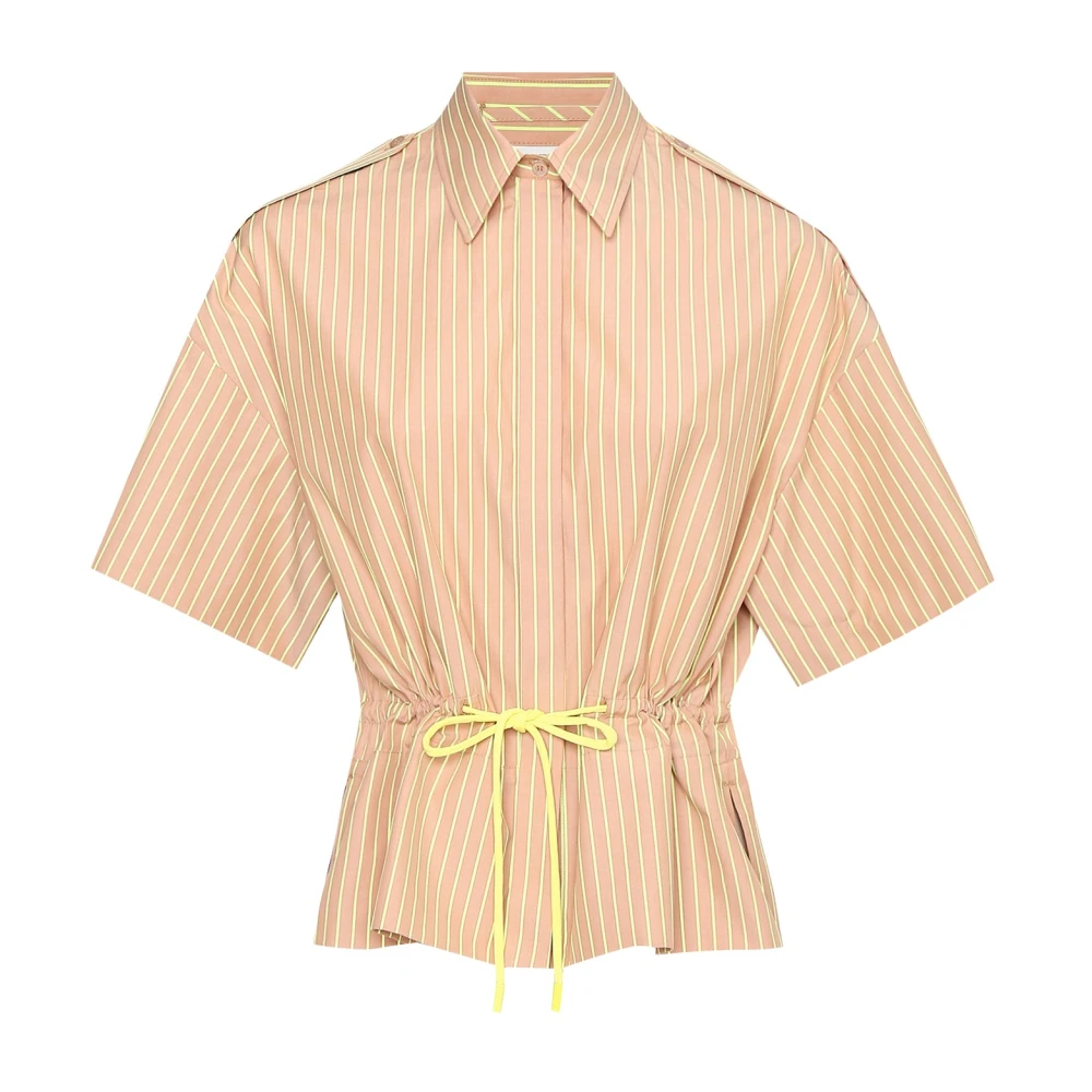 SPORTMAX Casual Katoenen Overhemd voor Mannen Brown Dames
