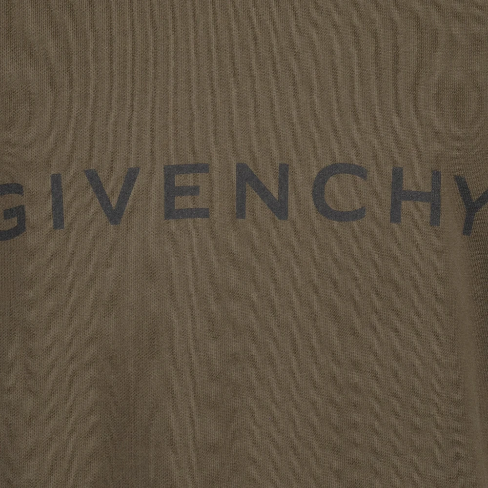 Givenchy Logo Sweatshirt Green Heren