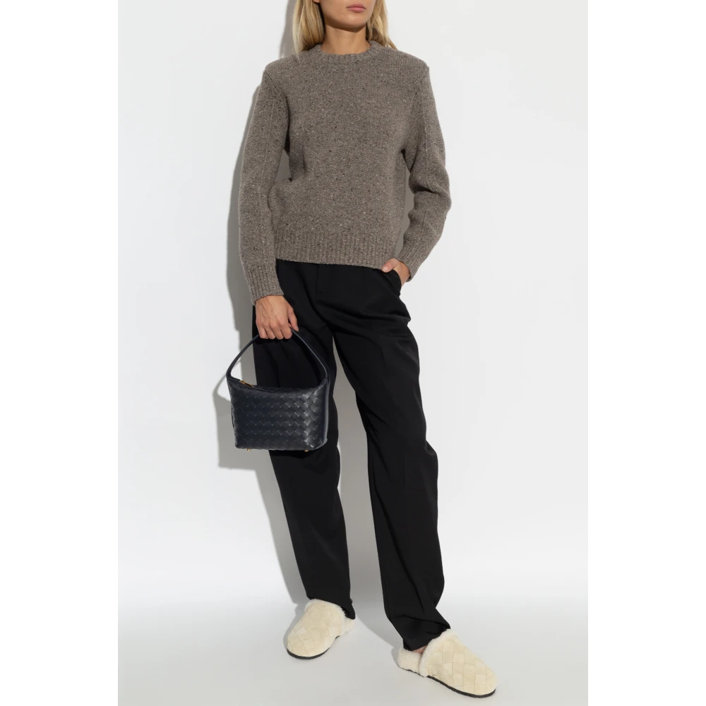 Bottega Veneta Crewneck Sweater Gray Dames