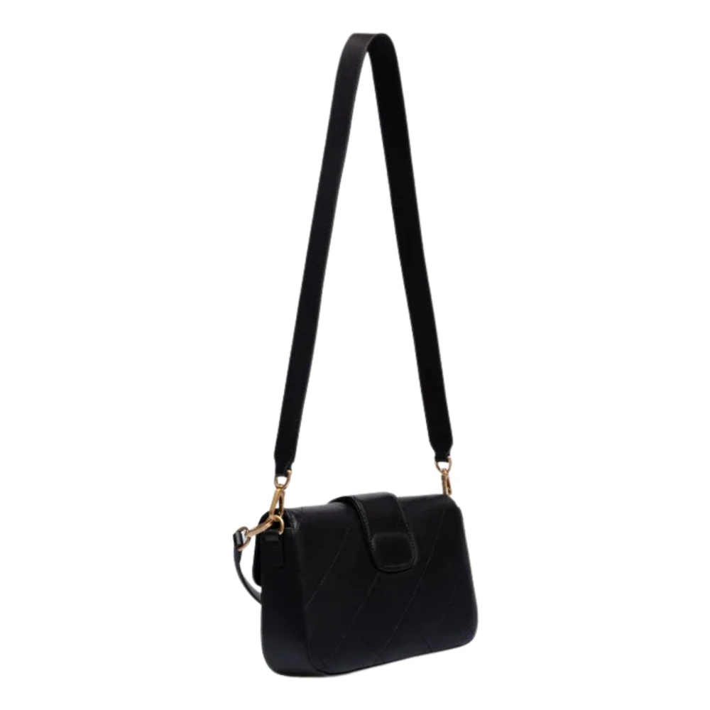Twinset Zwarte tassen met magnetische knoopsluiting Black Dames