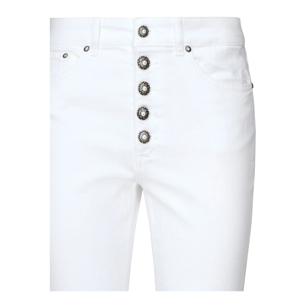 Dondup Witte Jeans met Koons Juweel White Dames