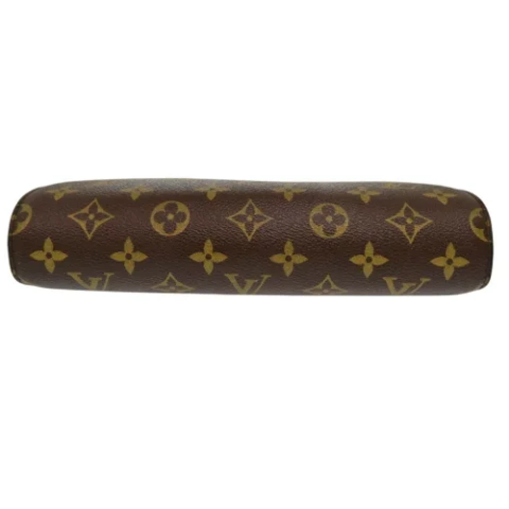 Louis Vuitton Vintage Pre-owned Canvas clutches Brown Dames