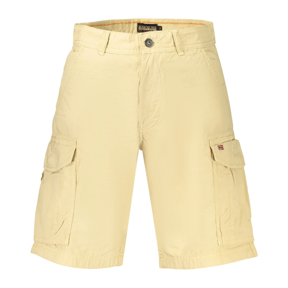 Napapijri Men's Beige Trousers & Shorts, W30, Noto Bermuda Shorts