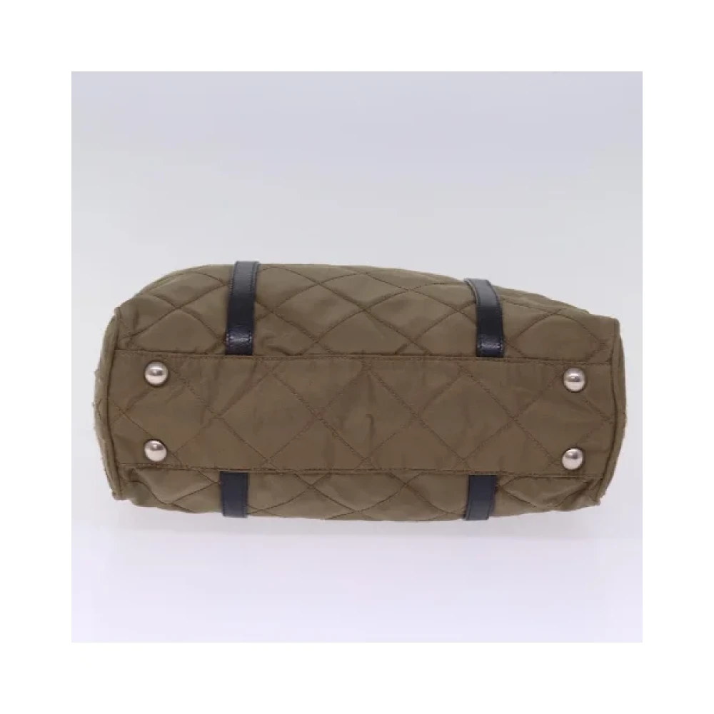 Prada Vintage Pre-owned Nylon prada-bags Brown Dames