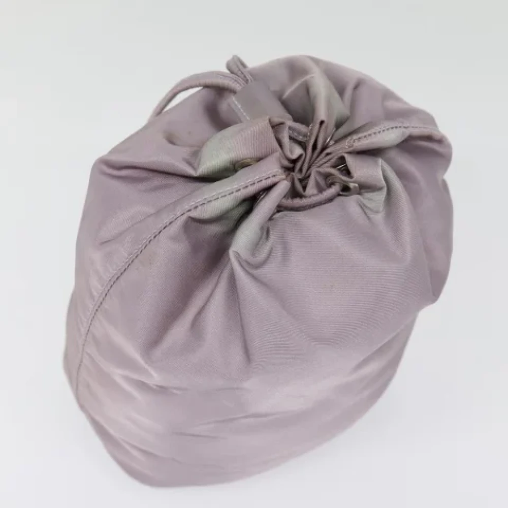 Prada Vintage Pre-owned Nylon pouches Purple Dames
