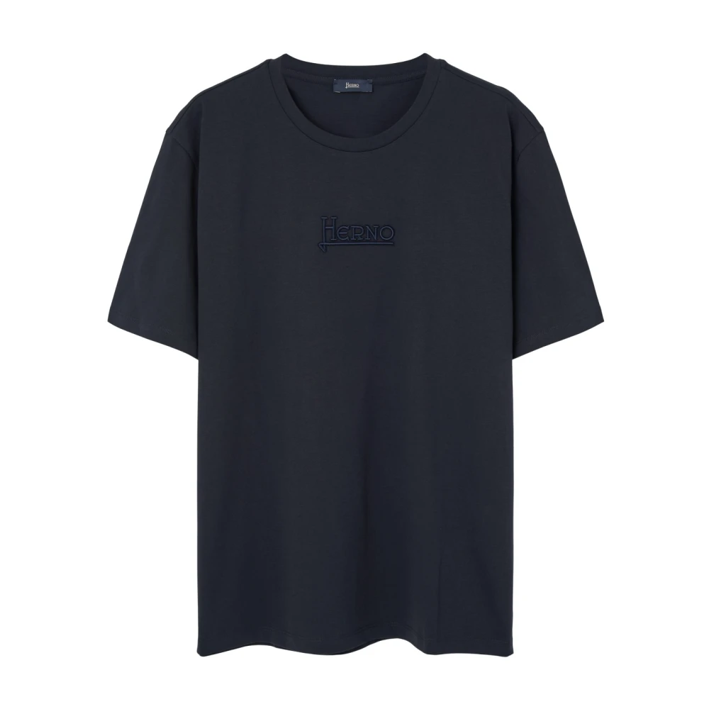 Herno - Tops > T-Shirts - Blue - Herno - Modalova