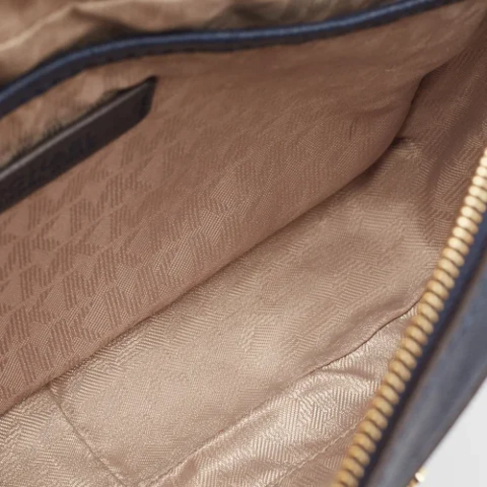 Michael Kors Pre-owned Leather shoulder-bags Blue Dames