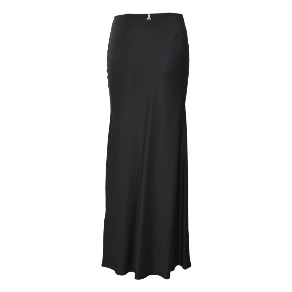 PATRIZIA PEPE Slim Fit Maxi Rok Black Dames