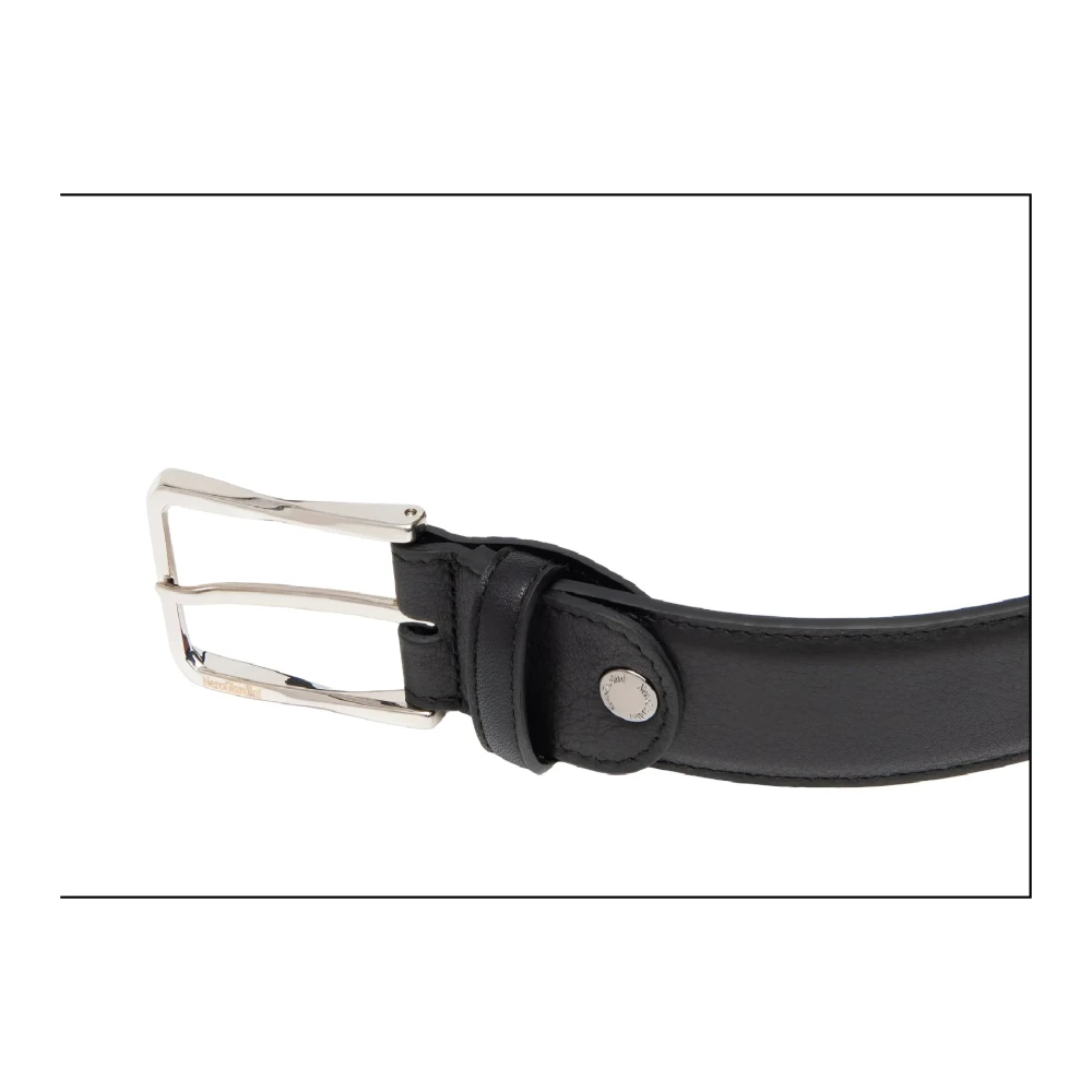 Nerogiardini Heren leren riem Black Heren