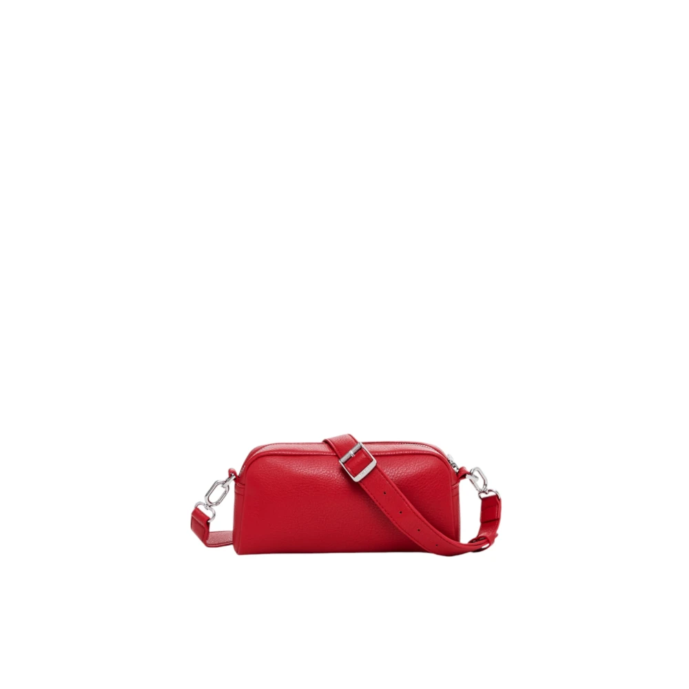 Desigual Half Logo Fw24 Dames Tas Red Dames