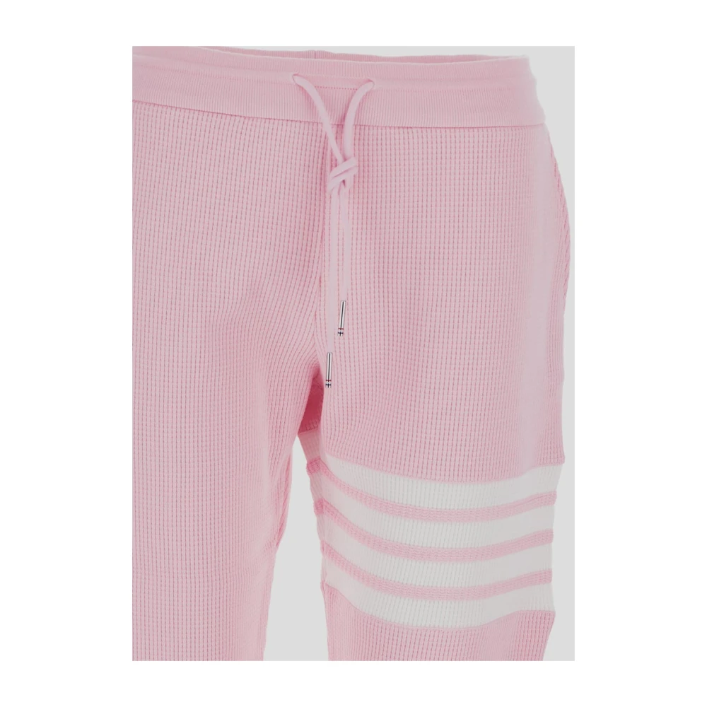 Thom Browne Roze katoenen sweatpants voor vrouwen Pink Dames