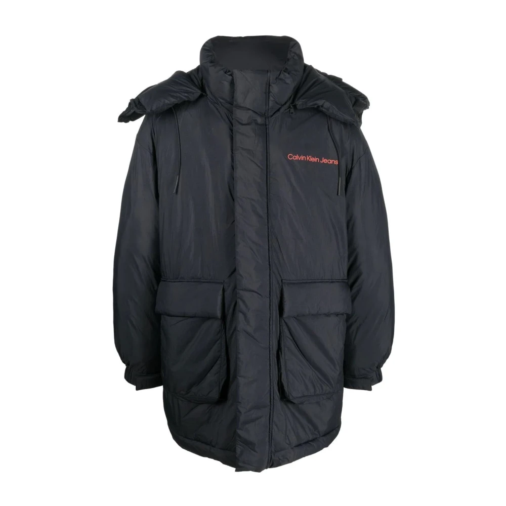 Calvin Klein Jeans Zwarte Puffer Donsjas Black Heren