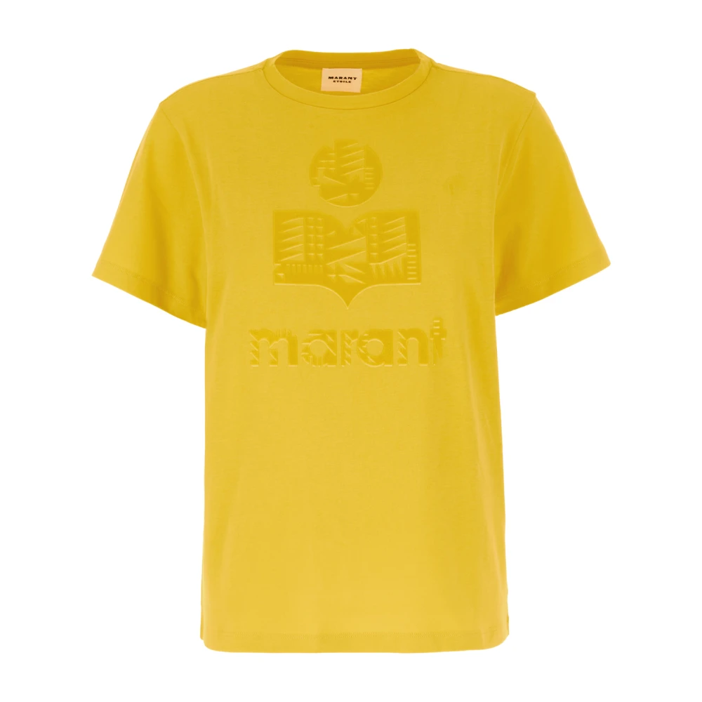 Isabel Marant Étoile Casual Katoenen T-Shirt Yellow Dames