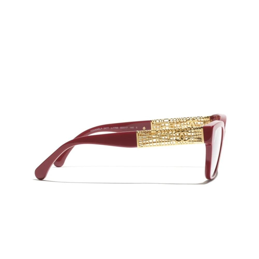 Chanel Stijlvolle Brilmonturen met 3 Jaar Garantie Red Dames