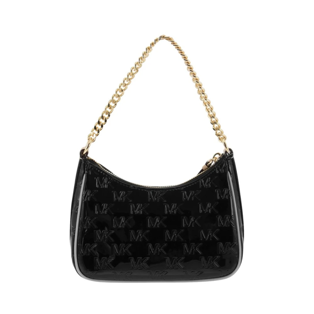 Michael Kors Chain Pouchette Bag Black Dames